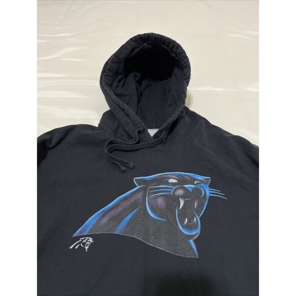 Carolina Panthers Hoodie Men 2XL XXL Black Fanatics Sweatshirt 00 Ruth Blokecore - Picture 3 of 15